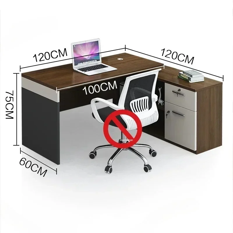 & Modern Multifunction Single Computer Desk For Office Furniture Staff Training Office Desks Nordic Luxury Design Boss Office De