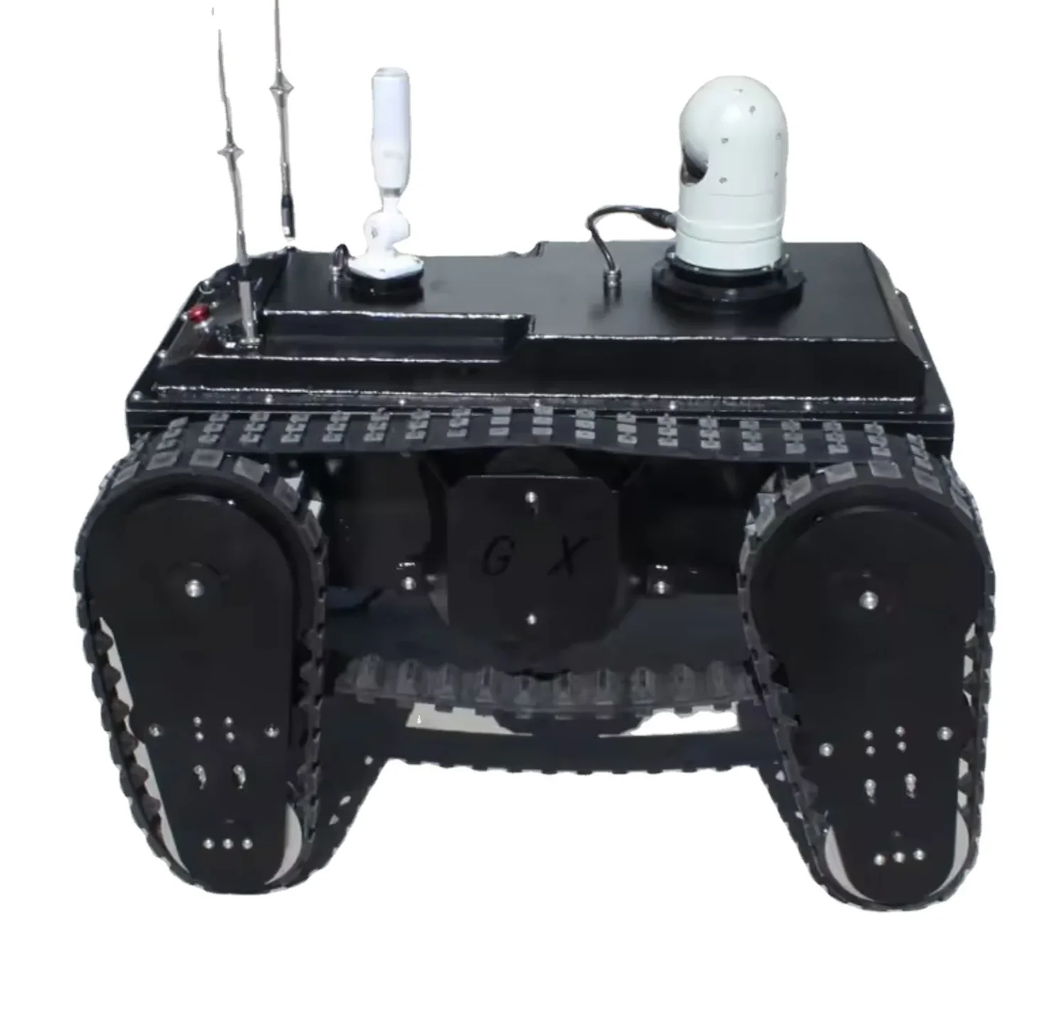 Rubber Track Chassis Undercarriage Platform Robots Intelligent Patrol with Swimming Arm Platform in High Obstacle Ability