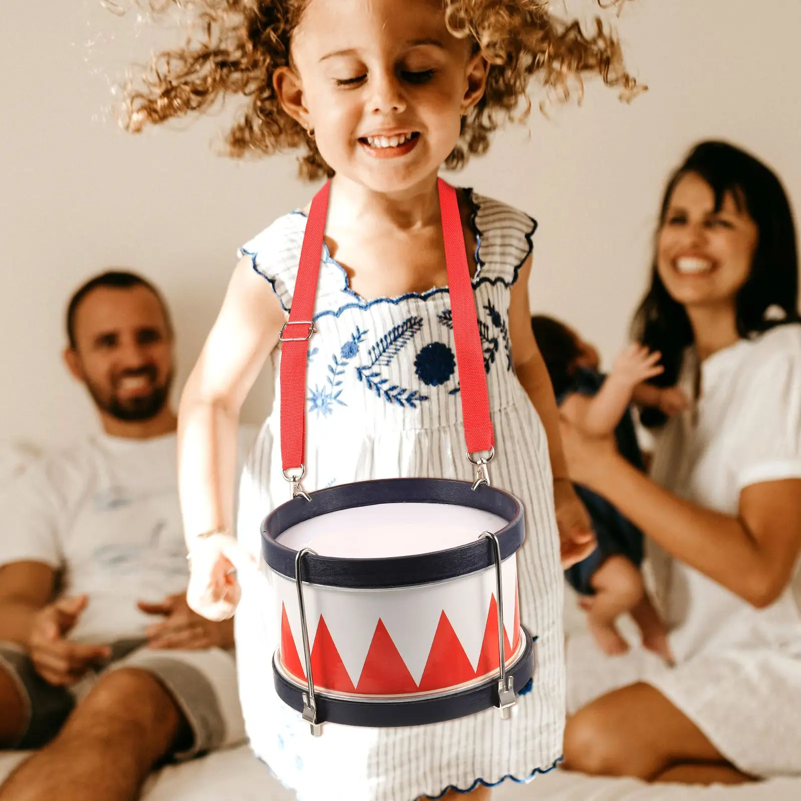 1 セットスネアドラム子供のおもちゃ楽器パーカッションおもちゃ子供の教育知性幼児金属木製ドラムセット音楽
