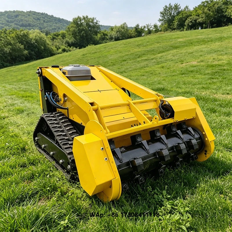 Big Power Industrial Wireless 200m Remote Control Zero-Turn Self Propelled High-Performance Lawn Mower Mulching Capability 7500W