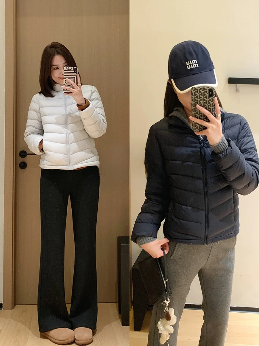 

Пуховик для пары Sle Dongli: утепленная нейлоновая куртка с воротником-стойкой, повседневная зимняя куртка для женщин