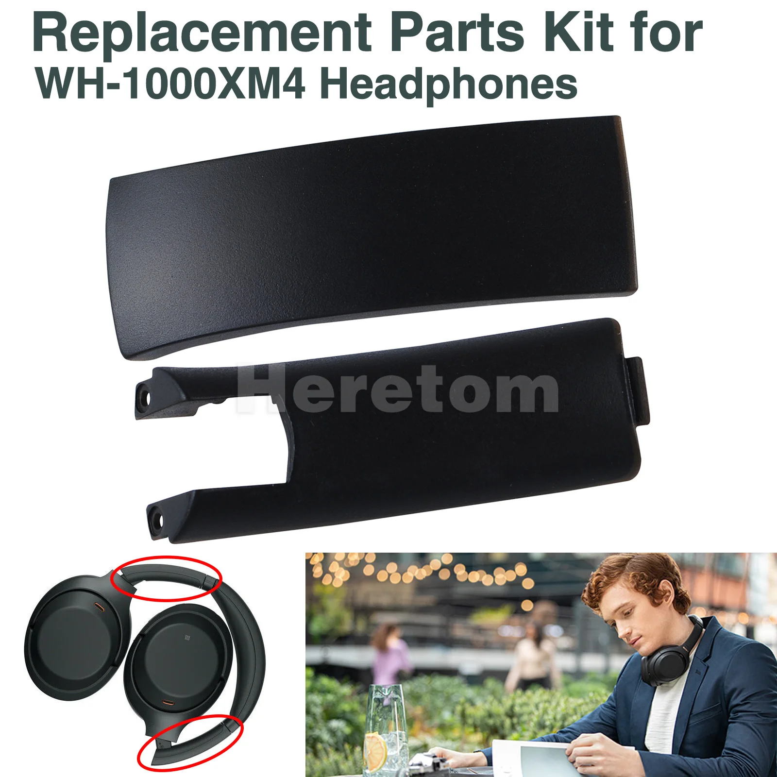 Headband Replacement for Sony WH-1000XM3 XM3 Wireless Noise-Canceling Over-Ear Headphones