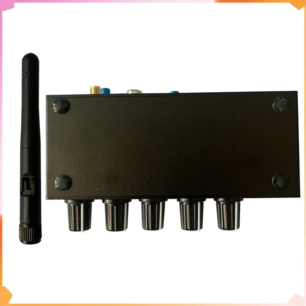 B94A MK-88 Bluetooth Coaxial Decoder Stereo Preamplifier Audio Amplifier Mixing Board With DC 12V Power-Adapter US Plug