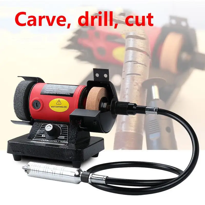 Multi-Function Grinding Machine 220V Miniature Table Home Mini Polishing Machine Knife Grinder