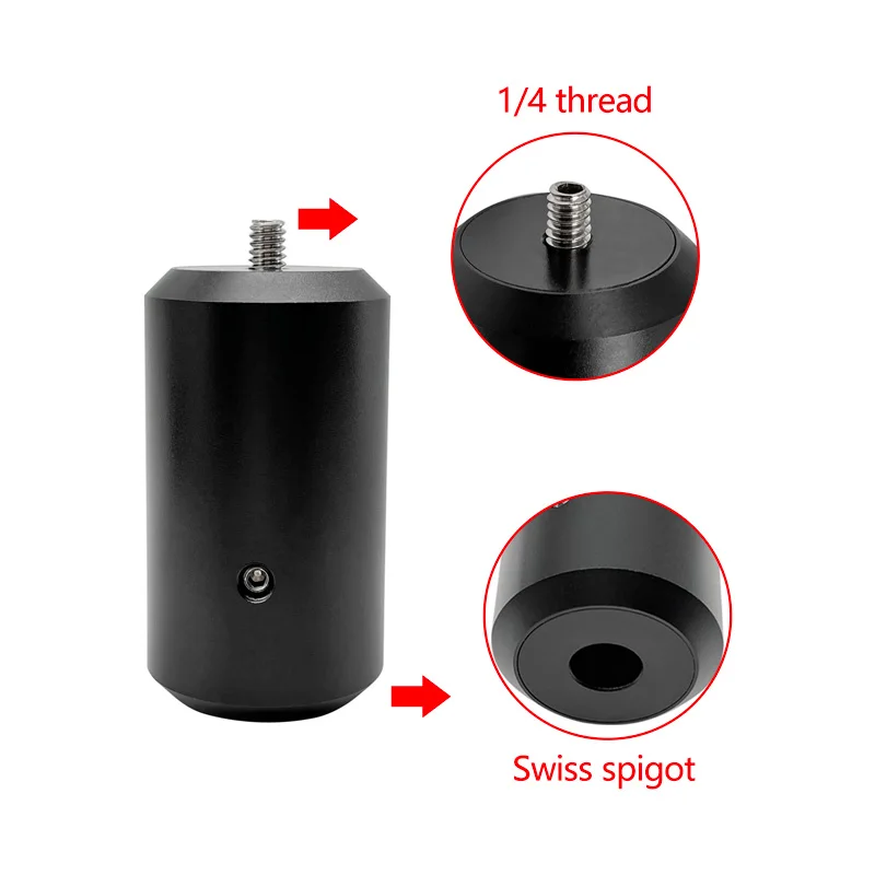

Black 71mm Height Adapter GAD105 for Swiss type Mini Prism GRZ101 Total Station, Land Surveying Equipment Accessories