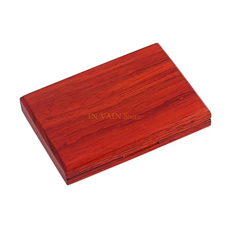

M5TC Red Wooden Oboe Container Against Moisture Protector Oboe Reeds Holder Box