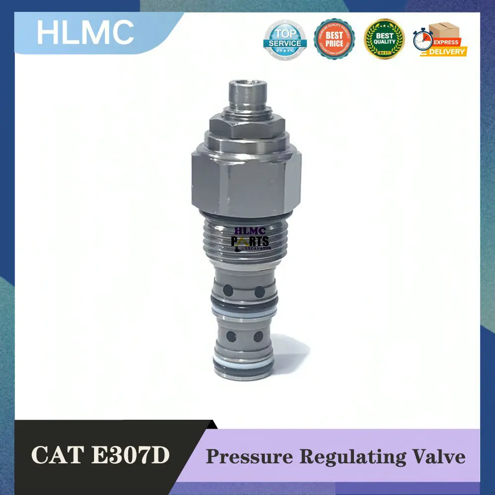 High Quality Excavator Hydraulic Relief Valve for E307D Flow Valve Pressure Regulating Valve Construction Machinery Parts