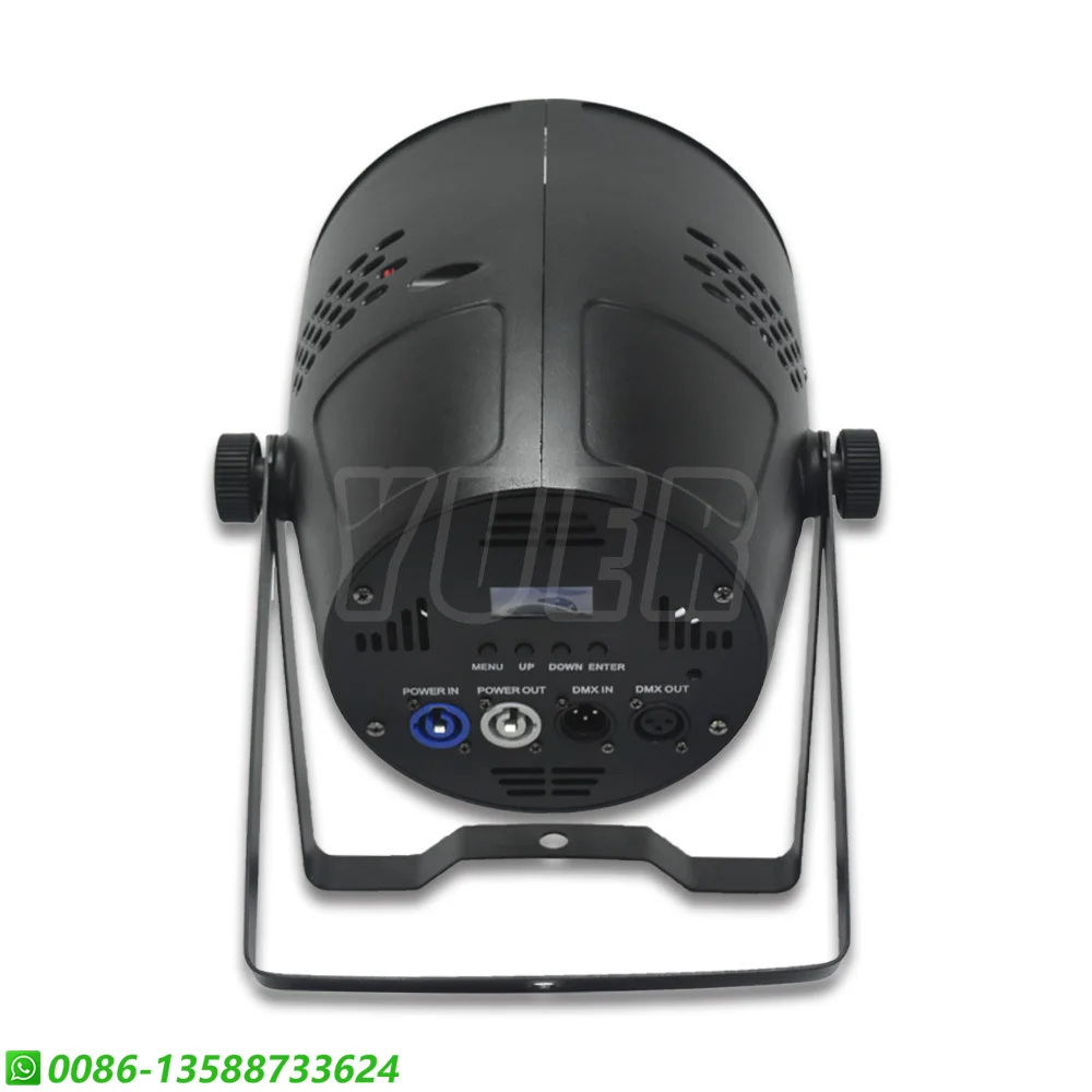 Imagem -04 - Led Wash Zoom Flat Par Light Strobe Effect dj Party Iluminação Controle de Som Dmx512 Lâmpada de Férias Lâmpada de Tingimento 19x15w Rgbw 4in Novo