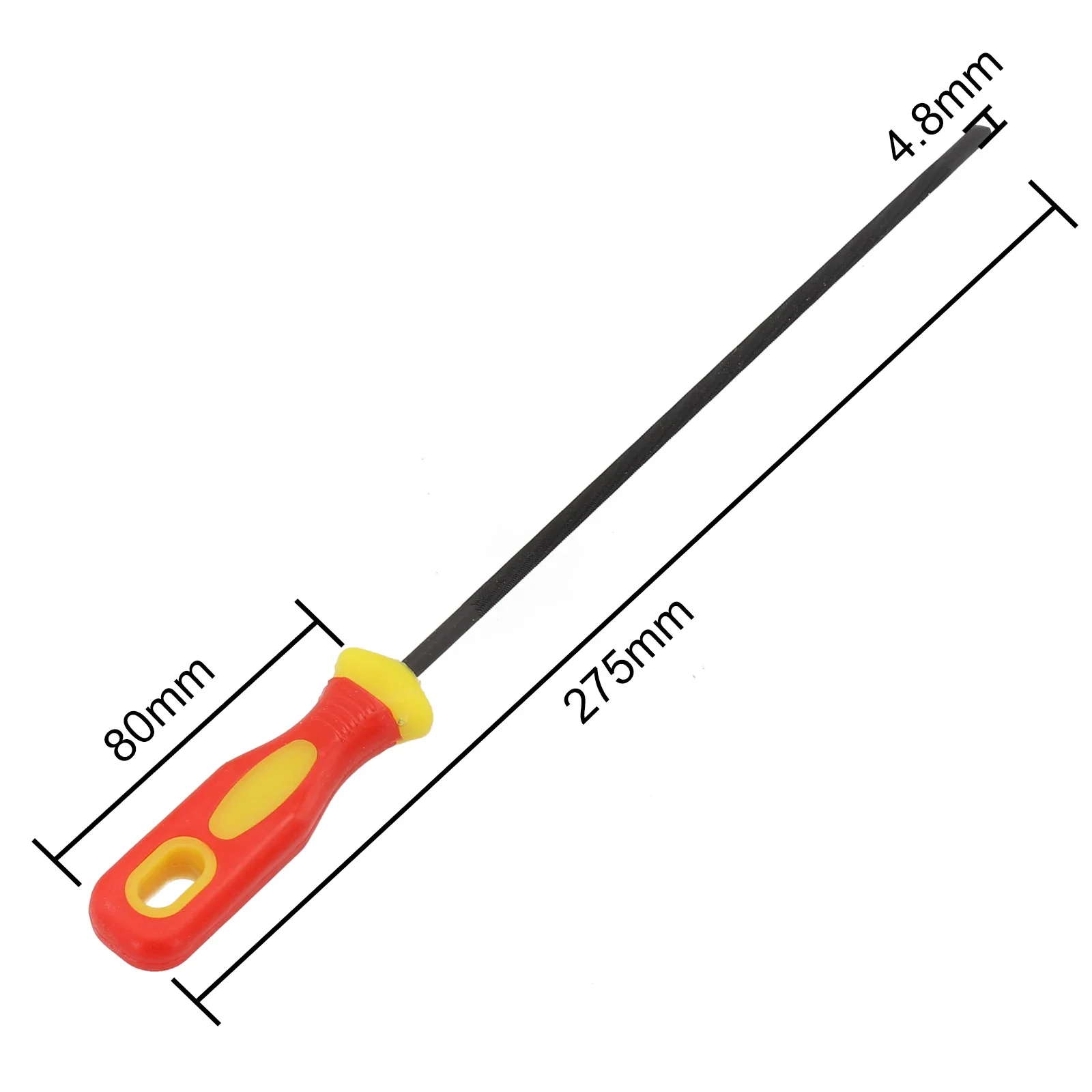 Sharpener Chainsaw File Round Sharpening 28.5cm 4.0/4.8/5.5 4.8mm 5.5mm Chain File High Carbon Steel High Quality