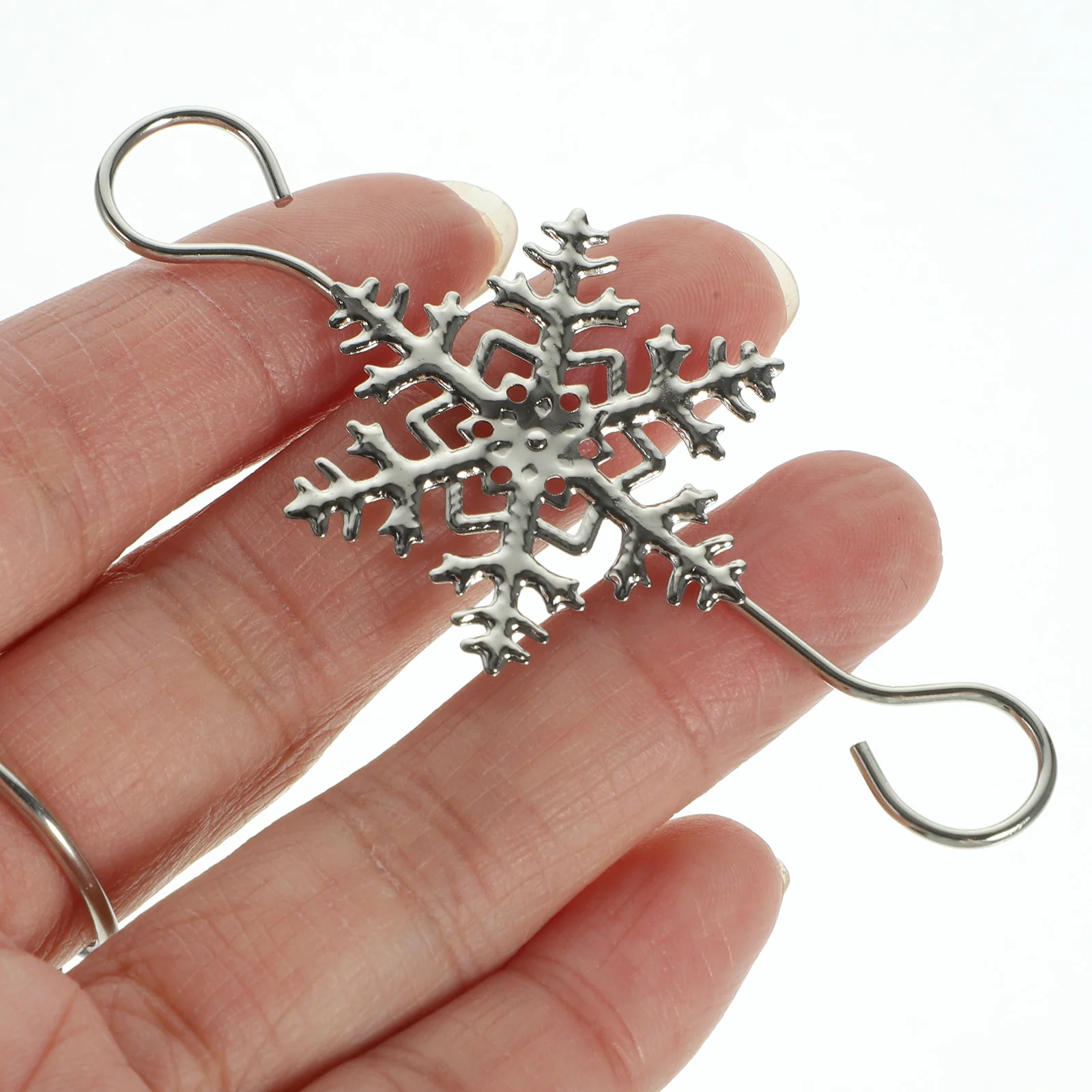 

10Pcs Xmas Stocking Hanger Stainless Steel Hooks for Fireplace Mantel Christmas Decoration Christmas Ornament Hooks