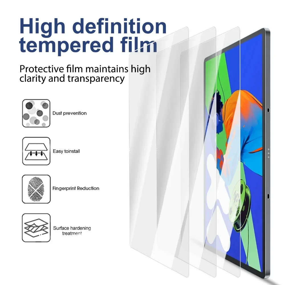 1-2PCS for Xiaoxin Pad Pro 2025 12.7inch PET Soft Screen Protector Anti-Scratch Tablet Anti-scatter Film Not Glass for Writing