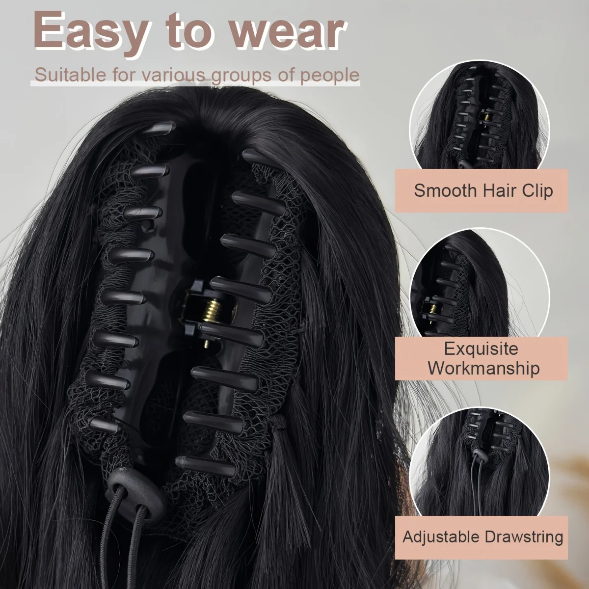 Thumbnail 3 - #45 Latest Synthetic Drawstring Ponytails Offers