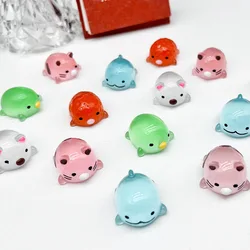 Glow in the Dark Mini Cute Cat Dolphin DIY Jewelry Glow in the Night Micro Scene Accessories Toys for Kids luminous Kids Toys