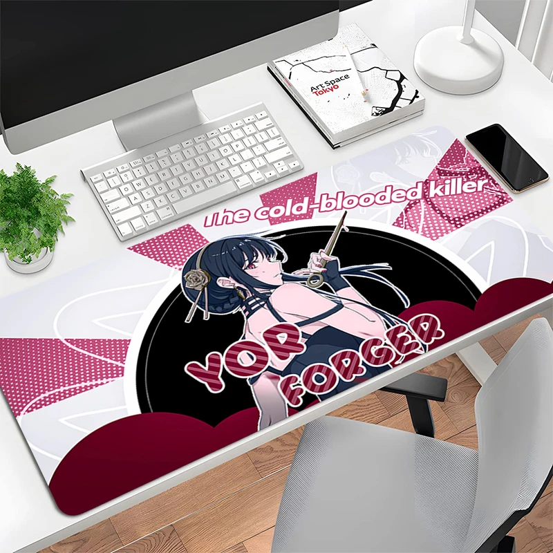 S-SPY×FAMILYs Mouse Pad Gaming Laptops Keyboard Mat Deskmat Pc Accessories Desk Protector Anime Gamer carpet Mousepads coaster