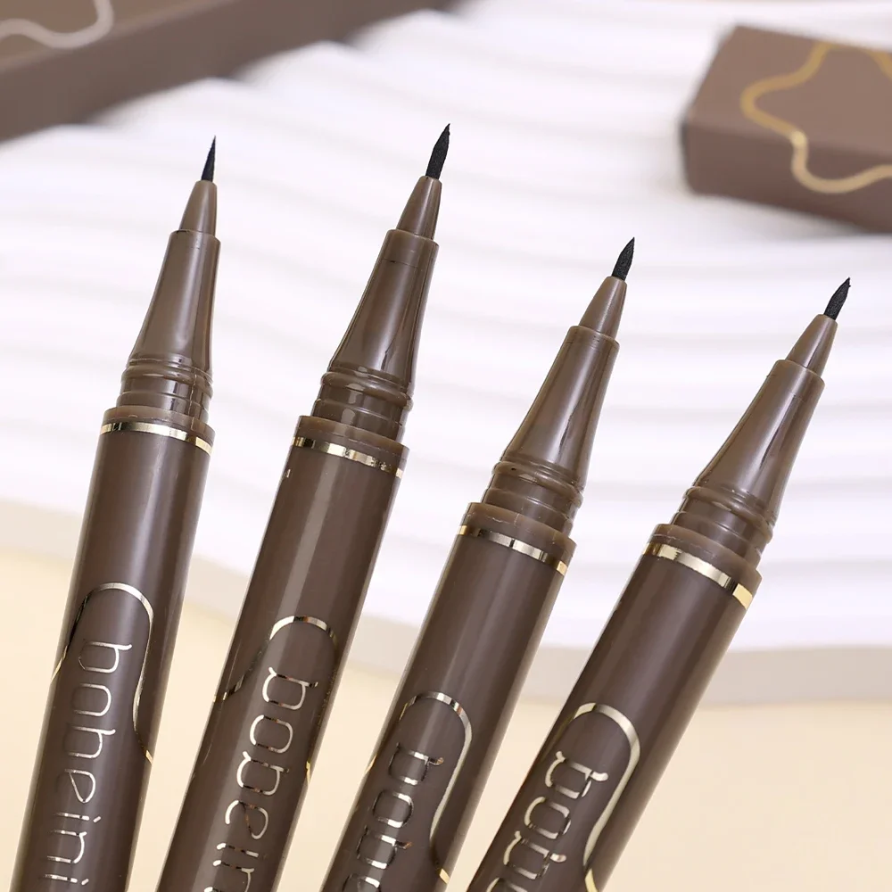 Penna per Eyeliner liquido ad asciugatura rapida liscia penna per baco da seta sdraiata Ultra fine matita per Eyeliner opaca impermeabile a lunga durata trucco cosmetico