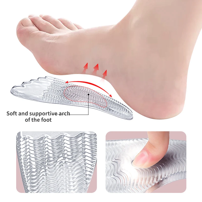 New Five Finger Rubber Foresole Massage Arch Pad Small Foresole Pad Women's High Heels Arch Protection Pad