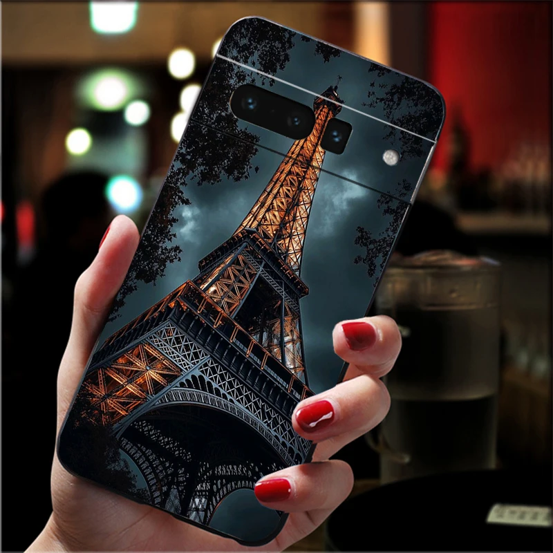 

Eiffel Tower Carcasa Funda Phone Case For Google Pixel 10 9 Pro XL 9A 8 7 6 Pro Pixel 8A 7A 6A Pixel 8 7 6 5 Case