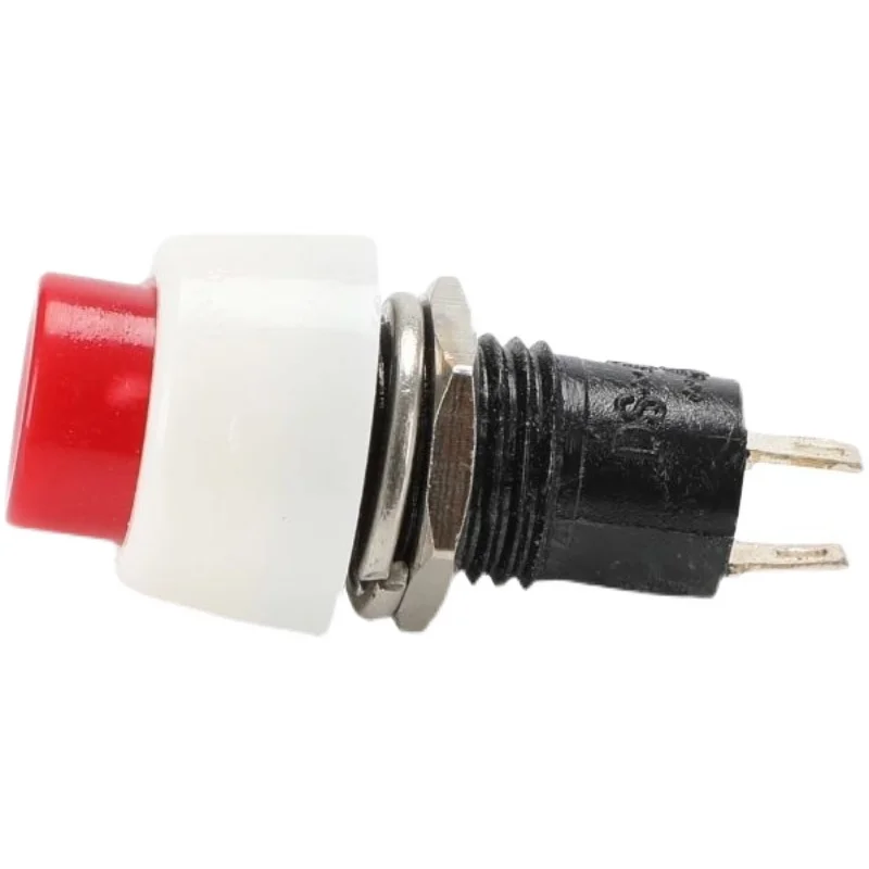 مفتاح زر DS-450 DS-451 بفتحة 10 مم، رأس مستدير، إعادة ضبط ذاتي، قفل ذاتي، مفتاح زر صغير الحجم #2