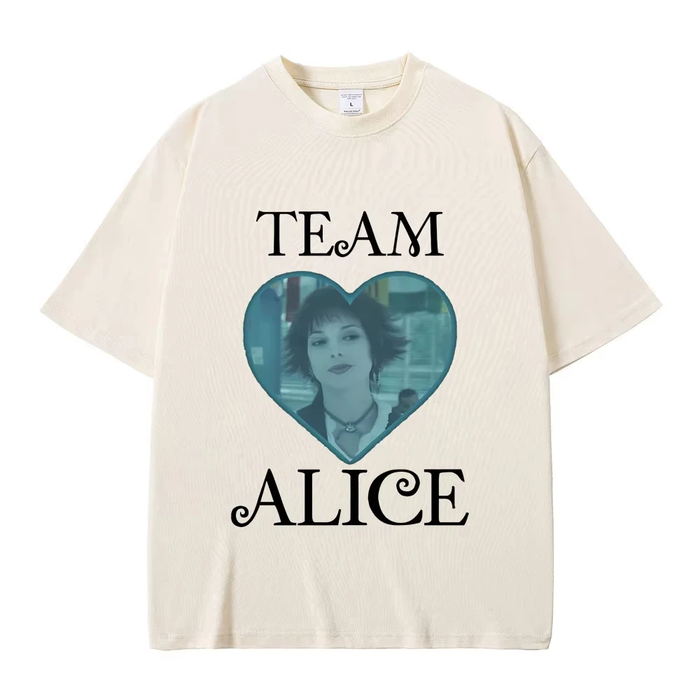 فيلم الشفق فريق أليس كولين الجرافيك تي شيرت روبرت باتينسون مضحك ميمي تي شيرت الرجال النساء موضة خمر المتضخم التي شيرت #5