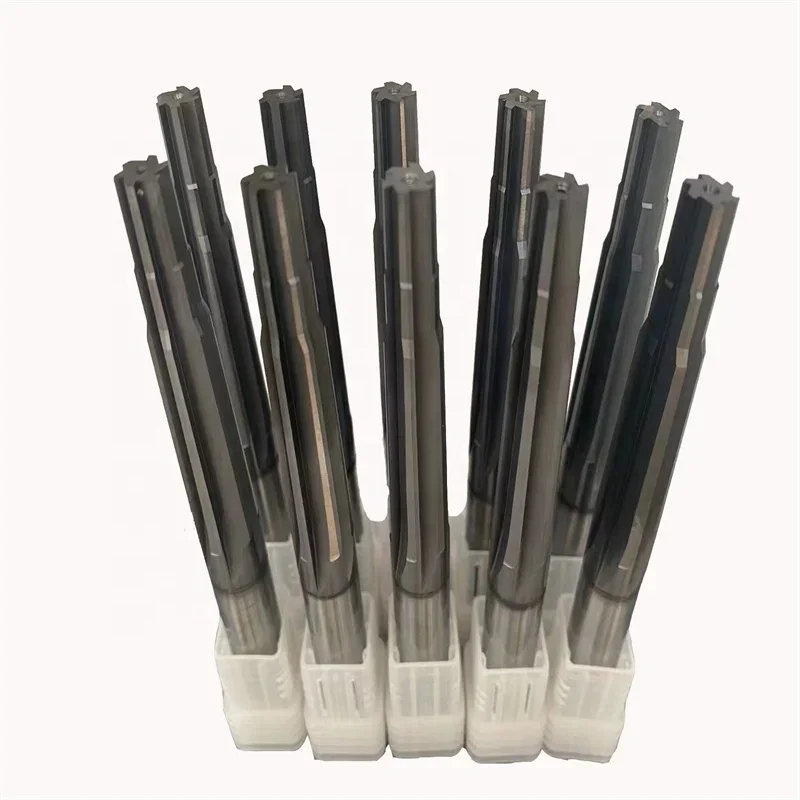 High Accuracy Customized 7.62 mm Straight Solid Carbide Reamer Carbide Drill Bits for Machine Tools Chamber Reamer