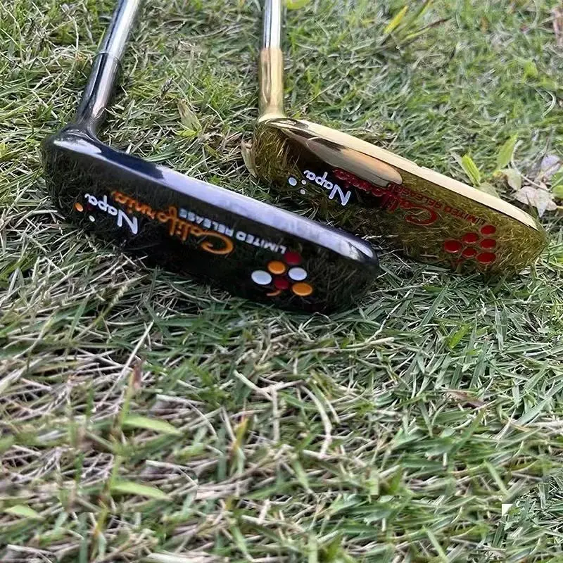 مضرب غولف إصدار محدود للرجال والنساء ، مضرب من العب الأسود والذهبي مع غطاء بالشعار ، نابا كاليفورنيا ، جديد