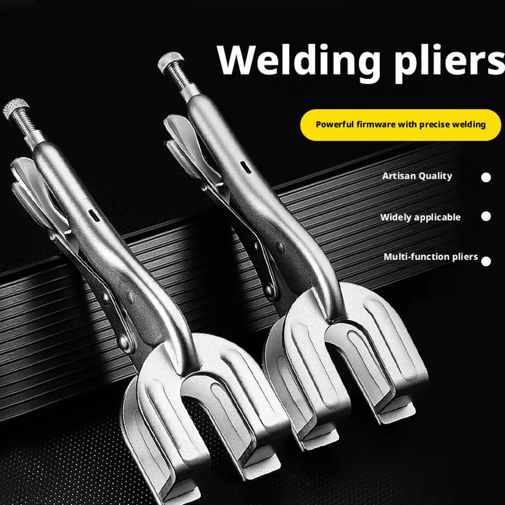 9 Inch Industrial Grade Universal U-Shaped Welding Pliers Labor Saving Waterproof Quick-Lock Release For Removal Tool