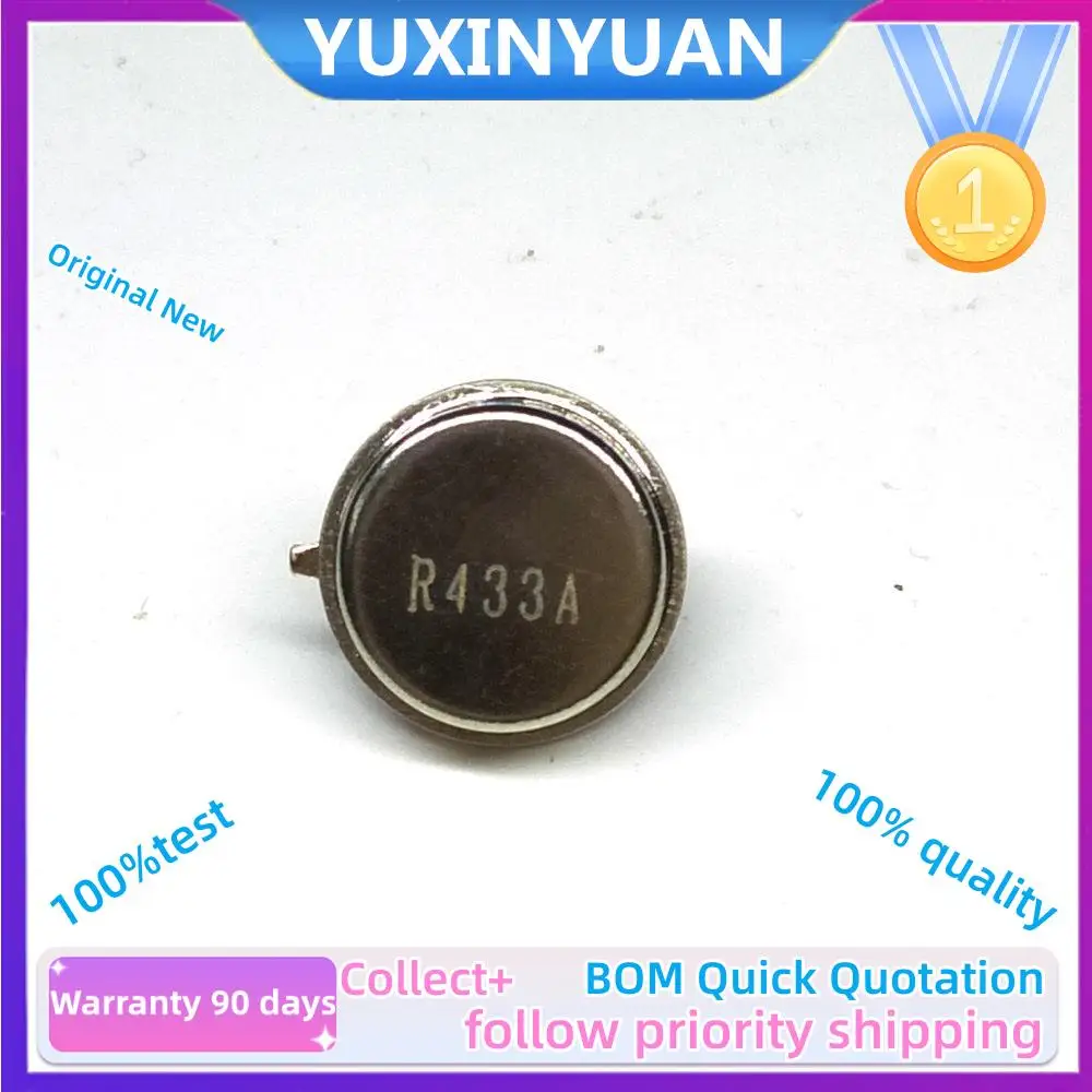 10PCS/LOT AUK R433A 310MHZ 330MHZ  350MHZ 390MHZ sound table surface acoustic wave resonator TO table voice with table in Stock