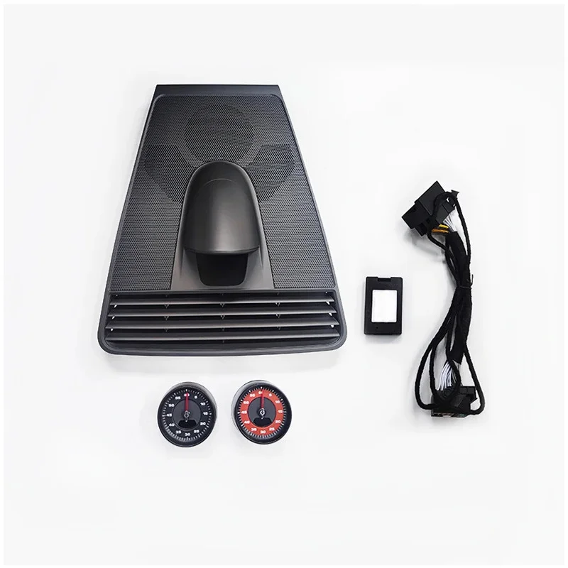 Venda quente da fábrica upgr interior painel tempo acessório eletrônico carro cronômetro medidor relógio para panamera 2017-2023