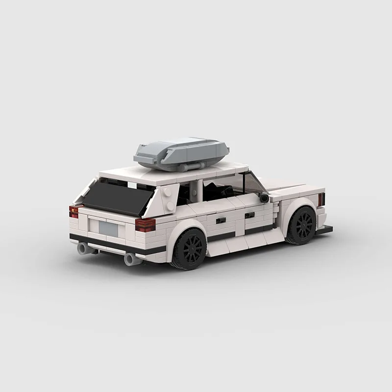 Stad Gekampioen 8-raster Bens S124 automodel elektronische tekening kleine deeltjes puzzelblok reatieve Garage Kinderspeelgoed