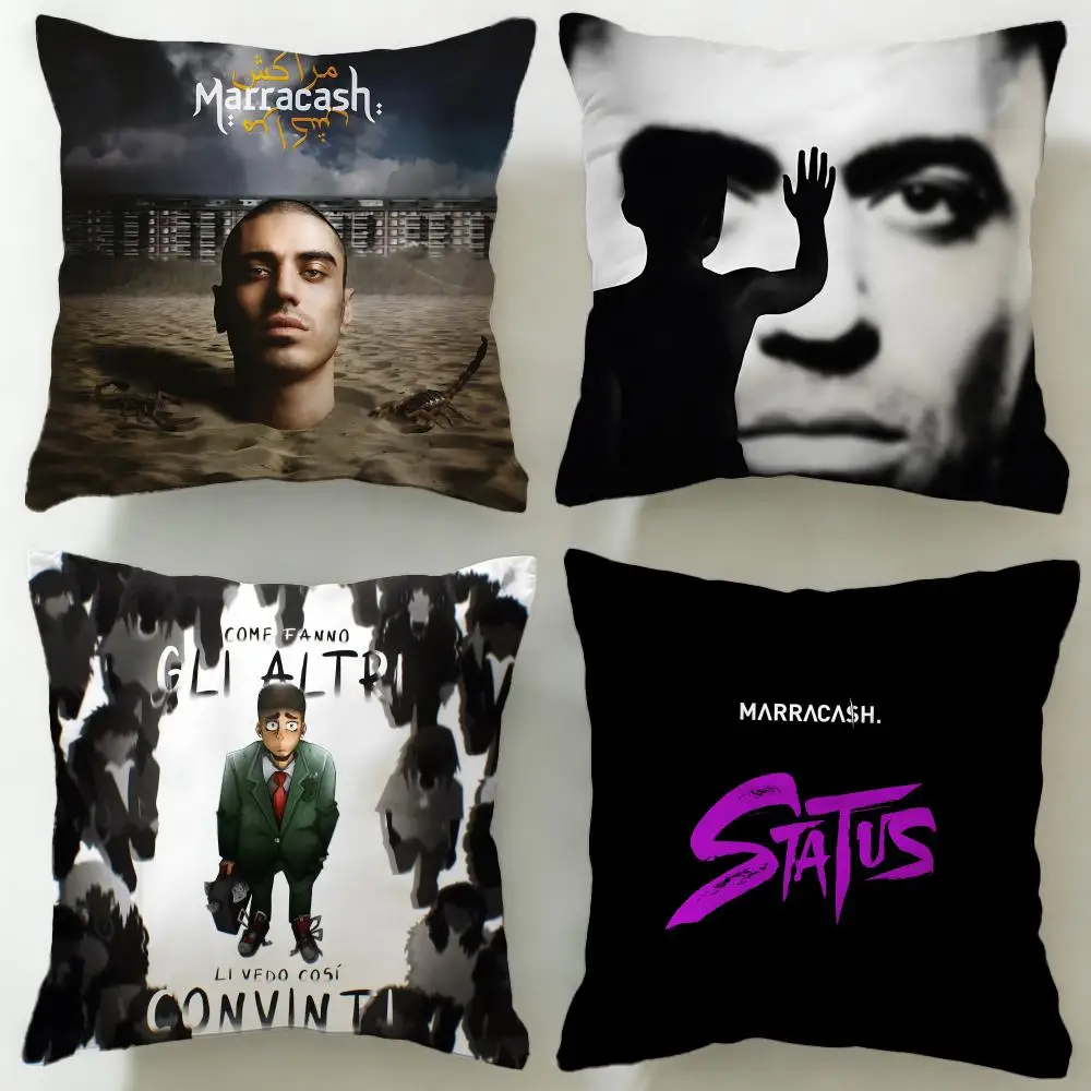 Celebrity Marracash Cushion Cover Soft & Easy-Wash Pillow Case – Versatile for Couch, Bed, Travel and Office