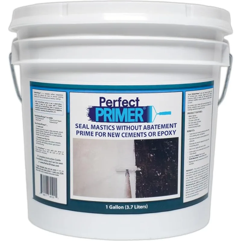 The Only Encapsulant that Seals Non-Friable Assure and Black Plastic and Primes for New Paint, Epoxy, Tile, Leveling Cements