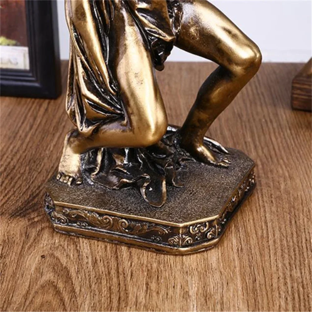Home Decor Greek Atlas Statue Mythology Decoration Titans God Resin Sculpture Decorations Desktop Vintage Greek Atlas Figurine