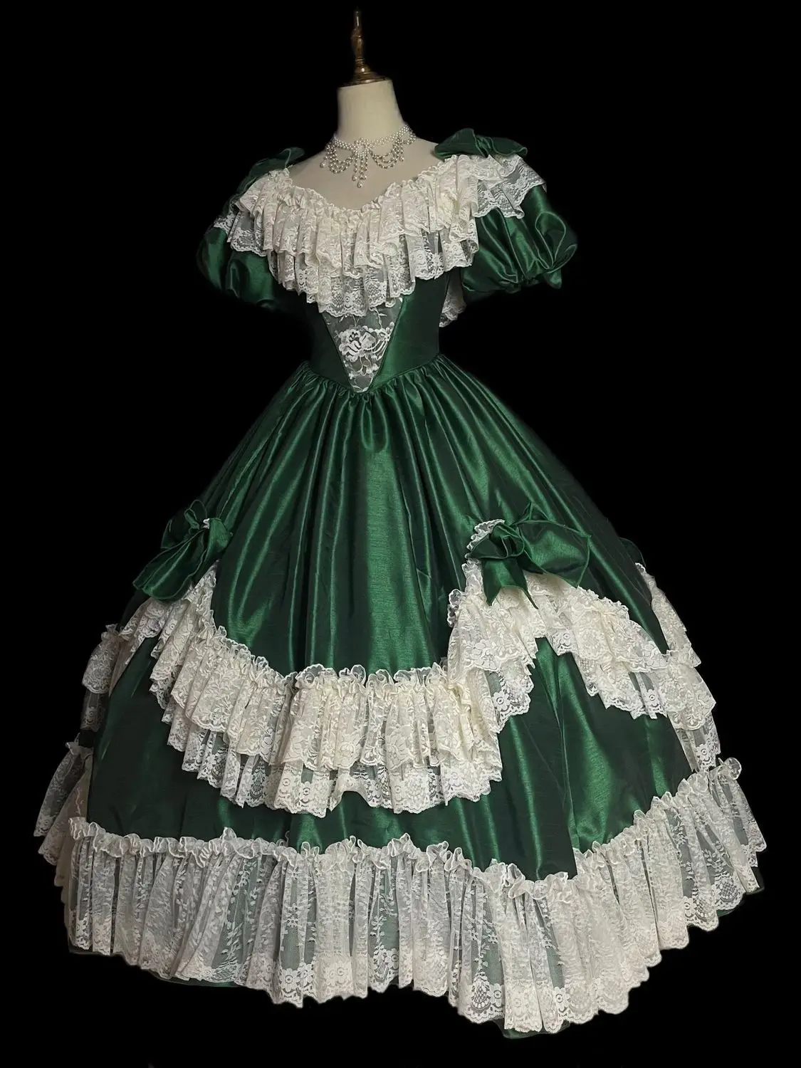 Vestidos de noche victorianos históricos estilo Lolita de la Guerra Civil, elegantes vestidos de novia, vestidos de princesa vintage, vestidos de noche góticos