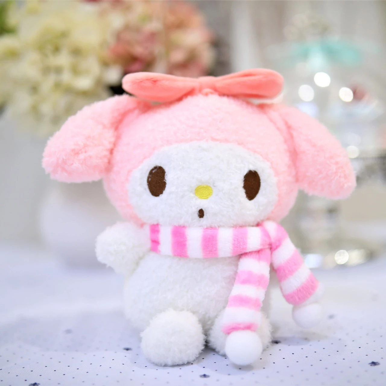 Sanrio Hello Kt Kuromi My Melody Kawaii 20Cm  Plush Toys Cute Stuffed  Accessorie Cartoon Cinnamoroll Gifts for Girls Children