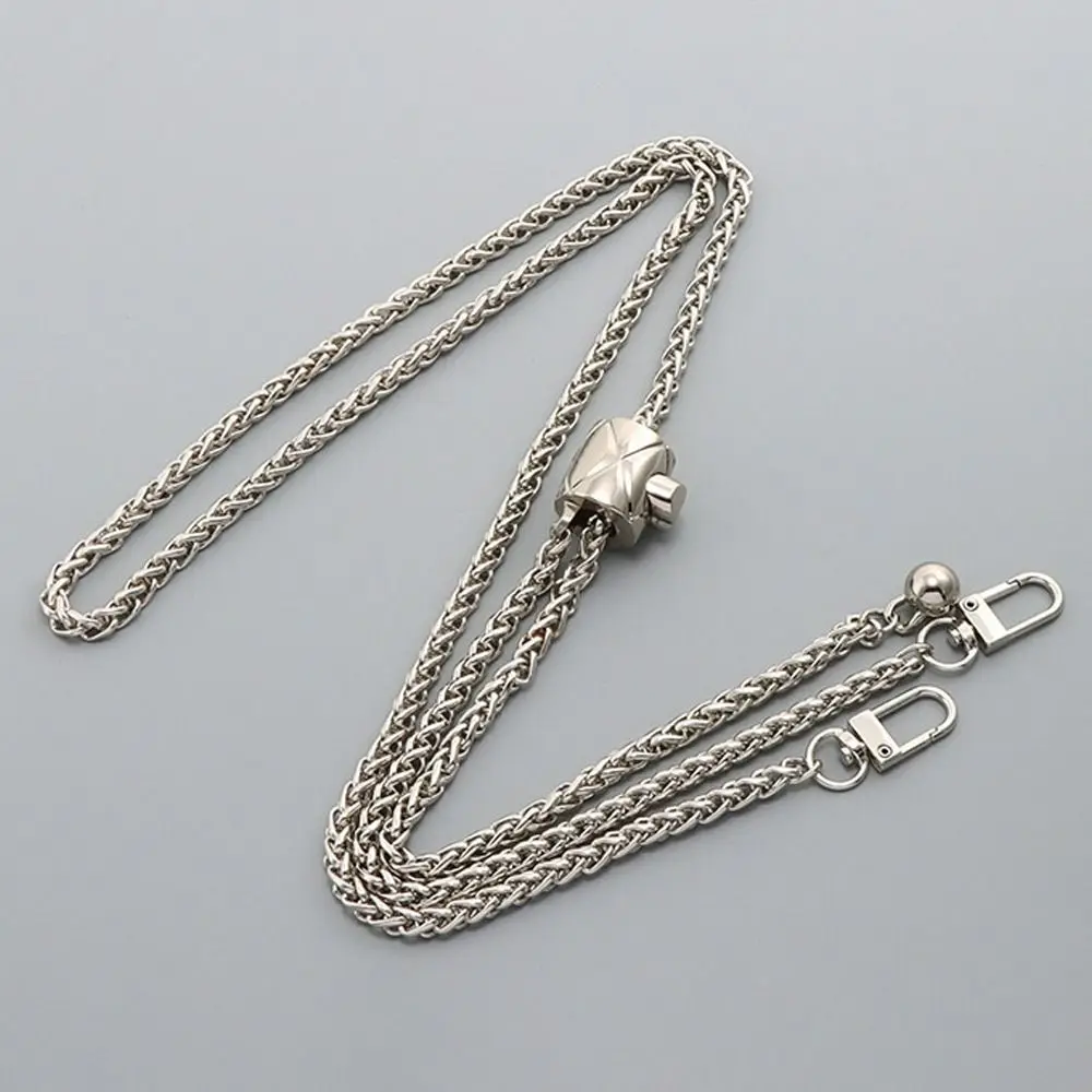 120cm DIY Metal Purse Chain Strap Handle Replacement for Handbag Shoulder Crossbody Bag Chain Strap with Length Adjustable Ball