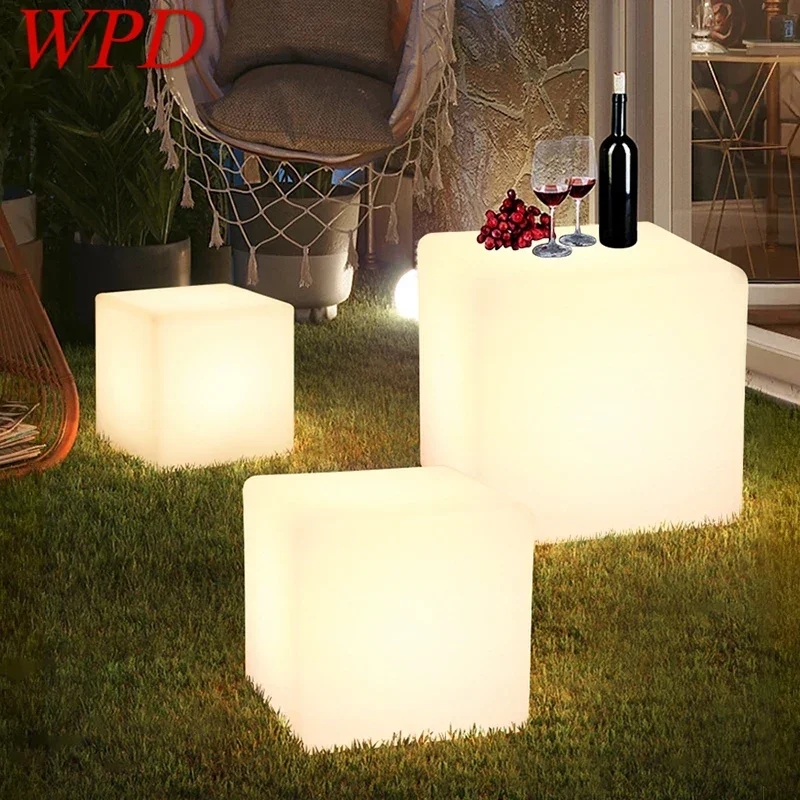 

WPD Modern Led Atmosphere Lamp Courtyard Lamp Landscape Outdoor Lawn Lamp Garden Solar