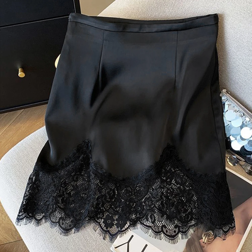 

Casual Short Skirt Regular Waistline Spring Dress Autumn Fit A-Line Skirt Style No Decoration