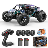RC Car for Adults & Boys, 1:14 Desert 4WD Off-Road RC Truck Fast 40Km/h, Remote Control Car Two Batteries And Two Sets of Tires