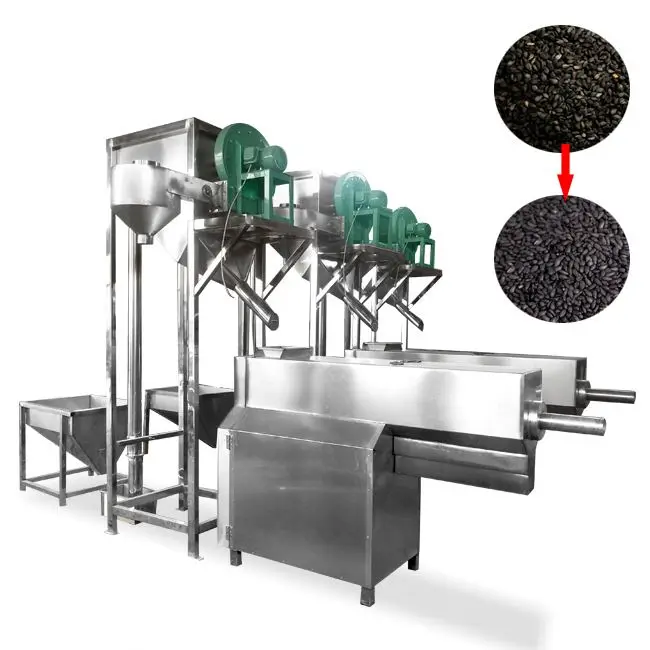 Máquina de processamento de sementes de gergelim de chia/limpador de sementes de gergelim/máquina de limpeza de sementes de gergelim