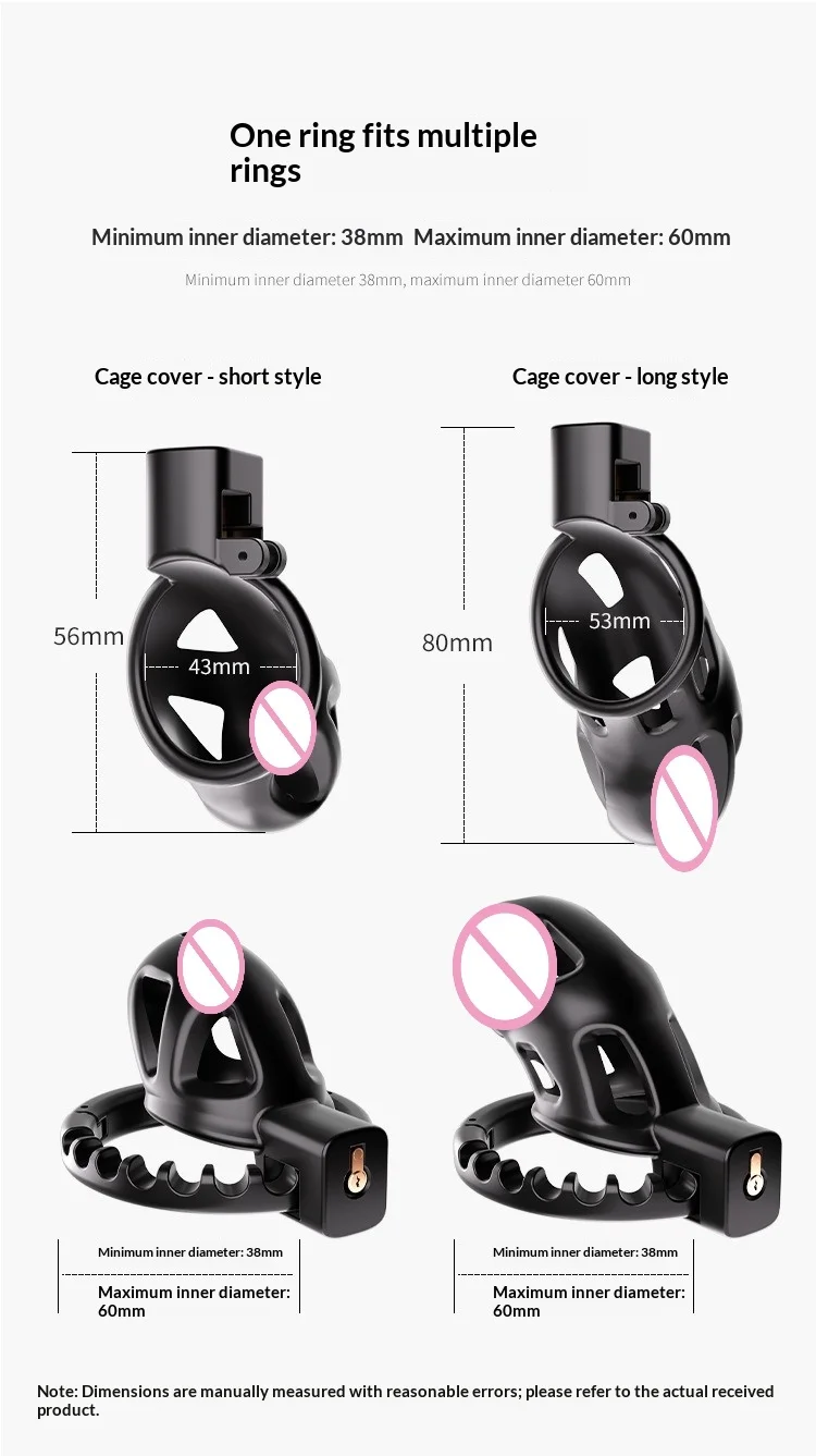 Adult Products Male Chastity Cage Boys Chastity Chicken Cage Device Penis Ring Male Adjustable Chastity Cage Sex Toys view 5