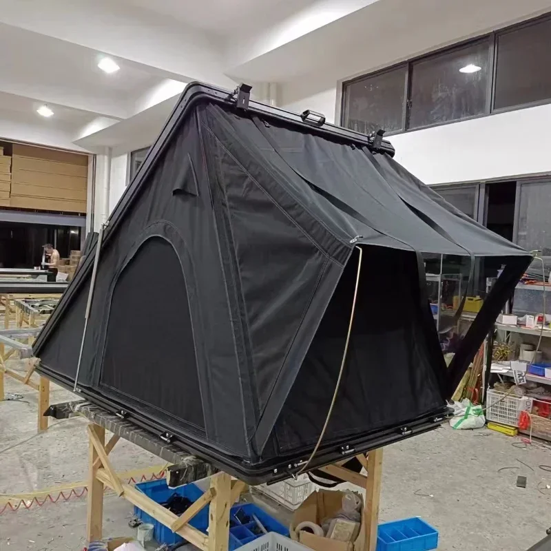 

3-4 Person Hard Shell Camping Outdoor Car Rooftop Tent Triangle Type Of Overland Car Roof Top Tent
