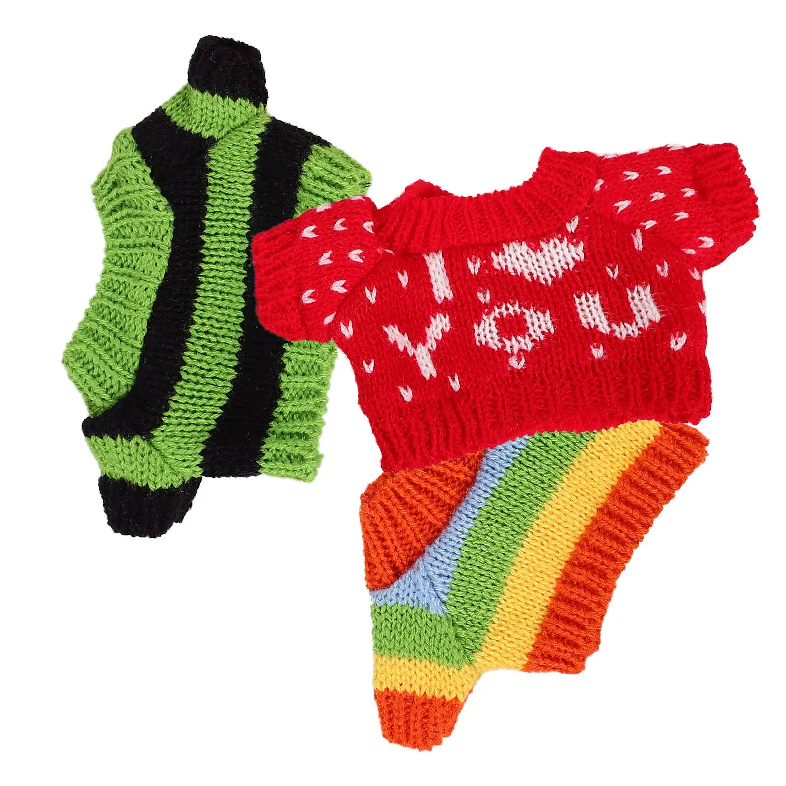 3Pcs Bear Clothes Creative Set Lovely Reusable Wear-Resistant Stuffed Animal Outfit for Girls Stuffed Animal Clothes