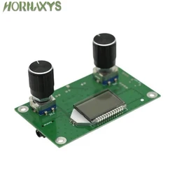 FM Radio Receiver Module Frequency Modulation Stereo Receiving PCB Circuit Board With Silencing LCD Display 3-5V LCD Module