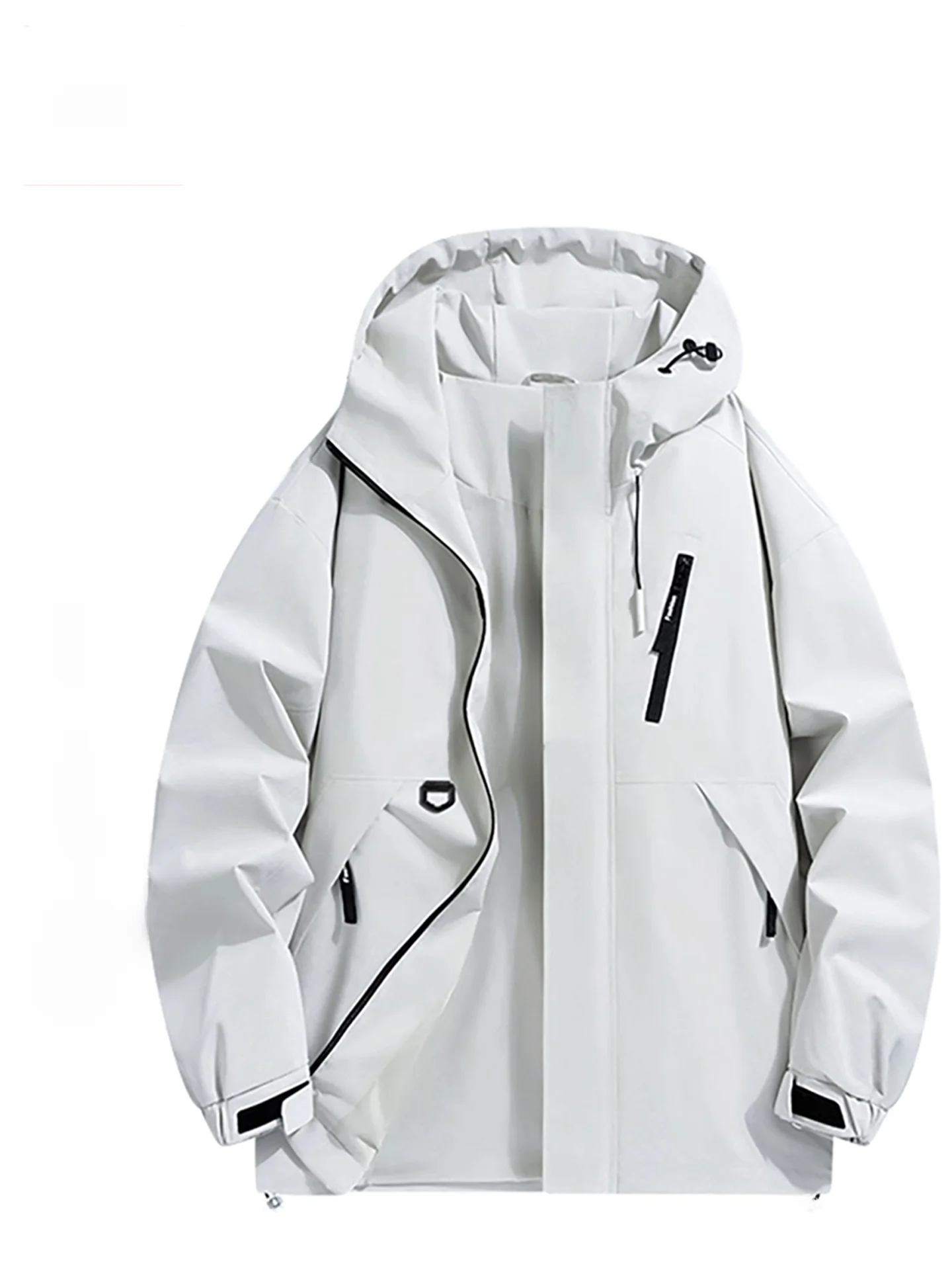 

TUCANO 2023, весна-осень ex, уличная ветрозащитная куртка свободного покроя с капюшоном, модная молодежная куртка из полиэстера, длинная молния Clo...