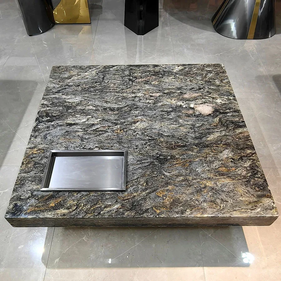 

A Luxus modernen Marmor Couch tisch für Zuhause Hotel Wohnzimmer Esszimmer Küche Badezimmer Verwenden Sie Apartments