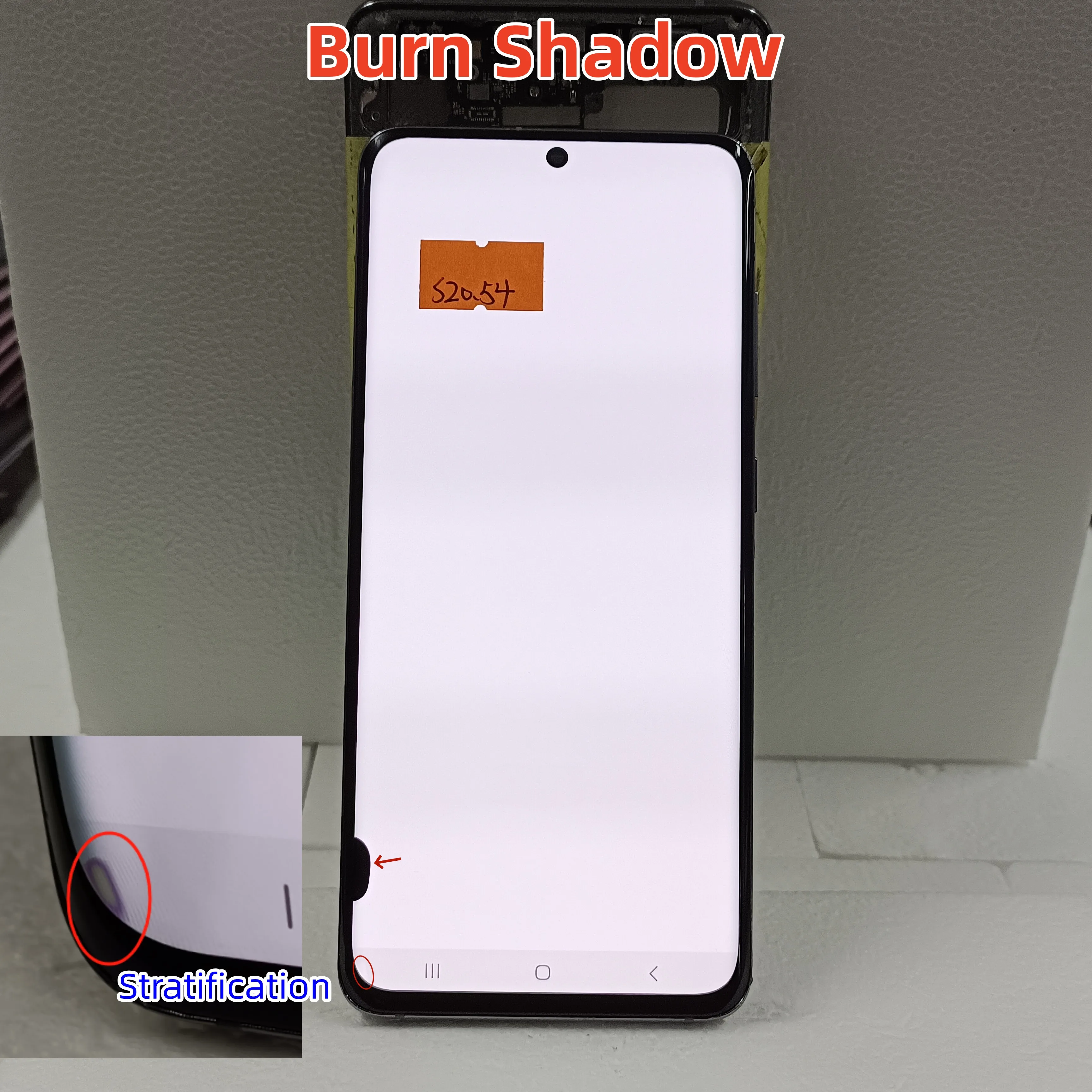 

6.2''Super AMOLED LCD For S20 Display Touch Screen Digitizer Assembly With Defects For Samsung Galaxy S20 G980 G980U G980F/DS