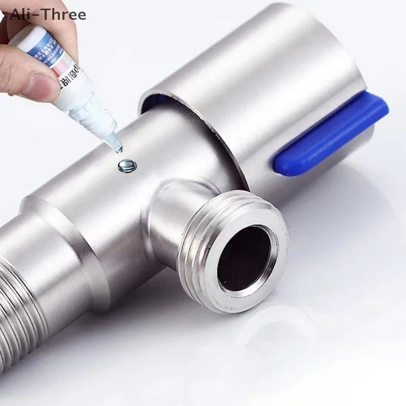 Triangle Valve Toilet Water Stop Valve Water Heater Valve 201 Stainless Steel Hot Cold Inlet Valve For Bathrooms Kitchens Toilet