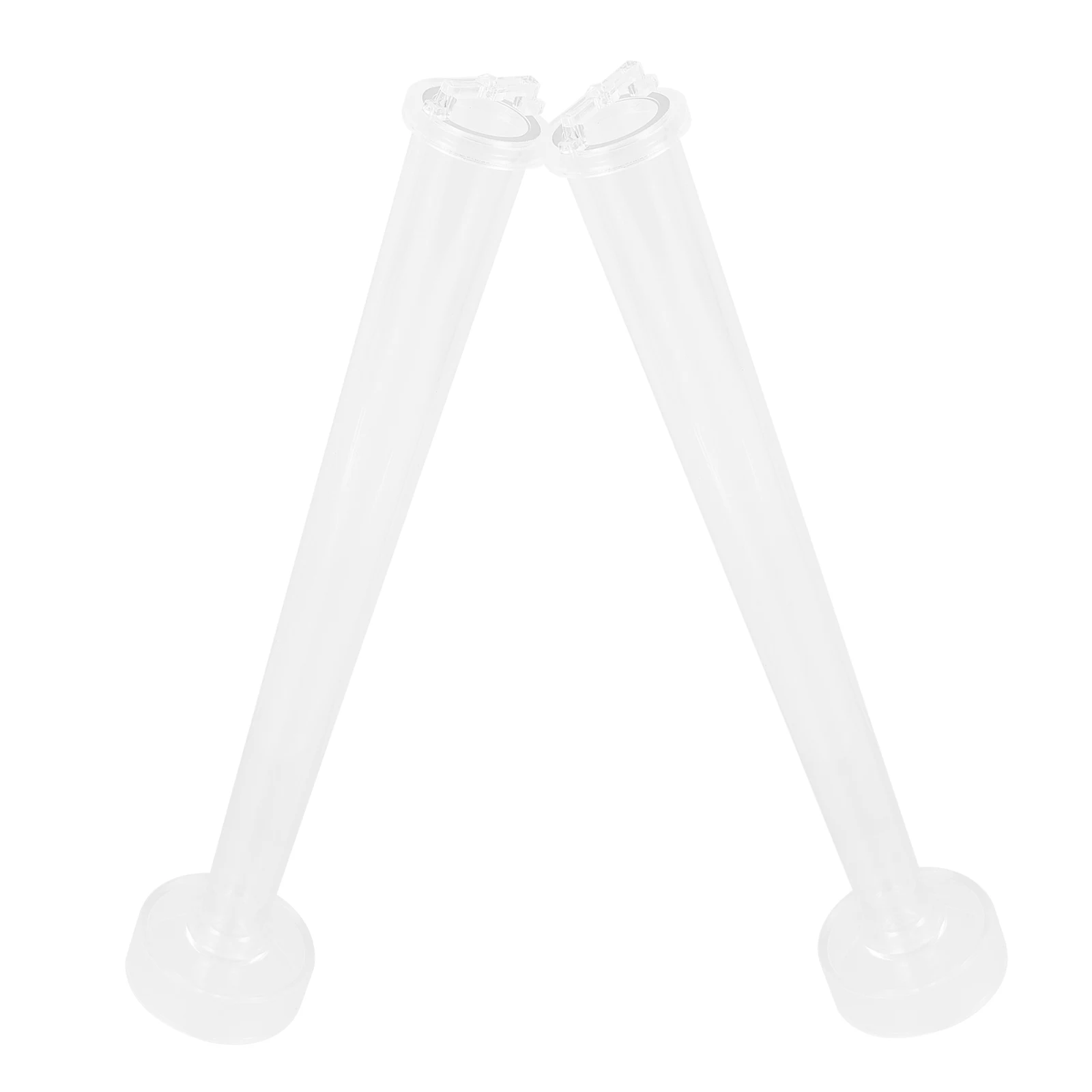 

2pcs Mold Tapered Rod Plastic Casting Mould For Diy Scented Candles Durable Transparent Craft Mold Home Decor