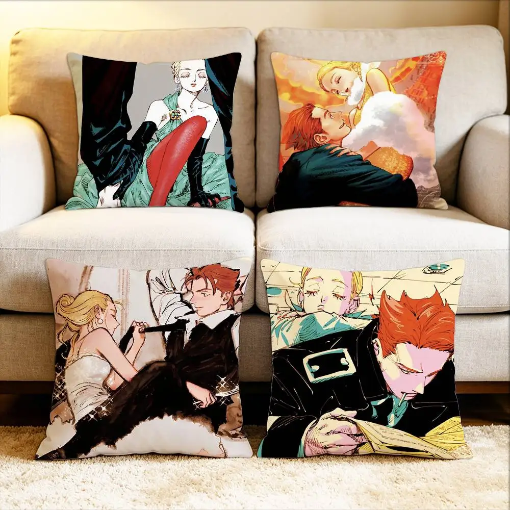 

V-Veil Emma Anime Various Sizes Square Pillow Case For Car Home Bedchamber Decor
