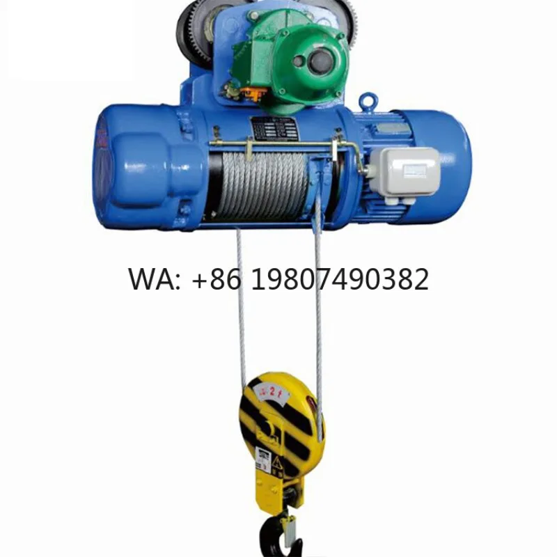 

220V Industrial Wire Rope Electric Hoist 5-10 Ton Sturdy Construction Lifting Hoist For Building Site Material Transport Use